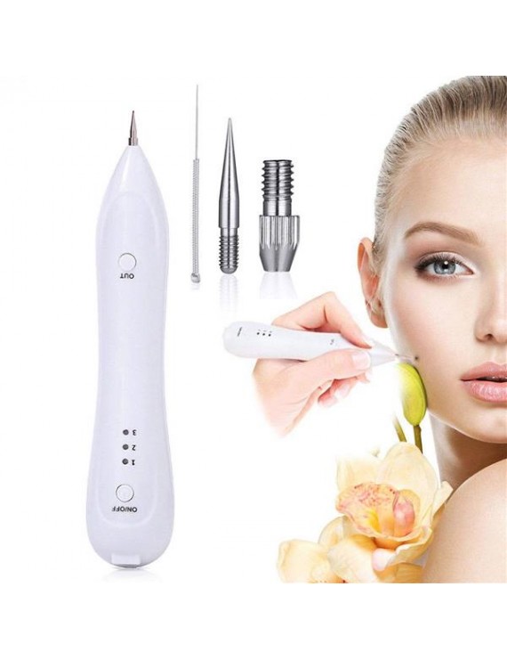 1Pc New Portable USB Charging Beauty Age Spot Removal Pen Mole Warts Freckle Remover Machine